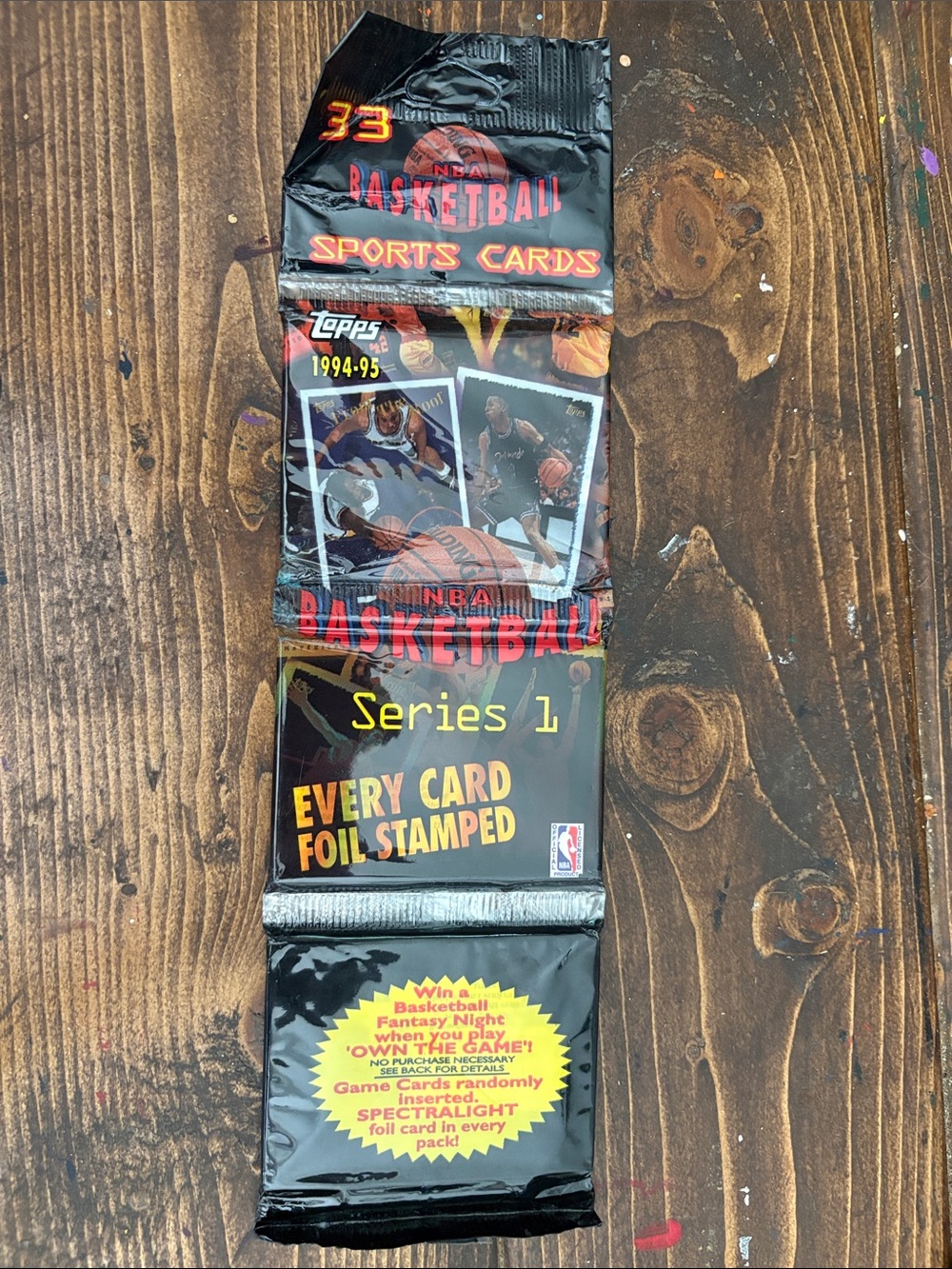 1994-95 Topps Basketball Series 1 Rack Pack UN-OPENED JORDAN BIRD MAGIC 33 Cards